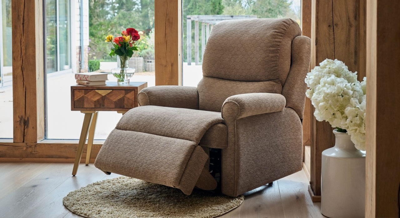 G Plan Lingfield fabric recliner